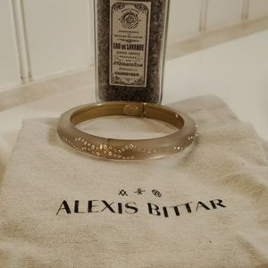 New Alexis Bittar Hinged Lucite Bracelet